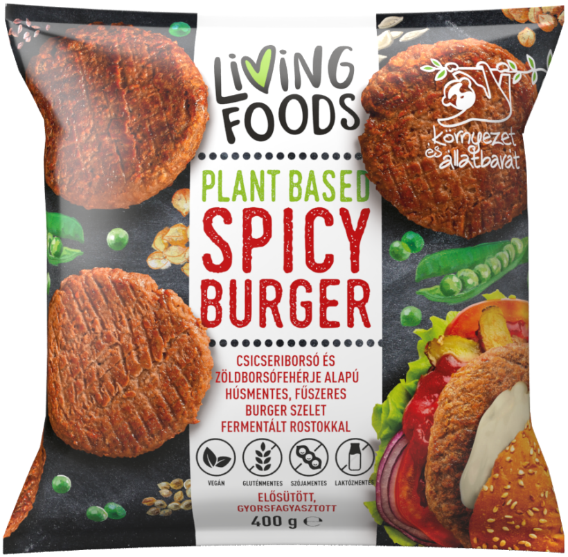 Living Foods Spicy Burger
