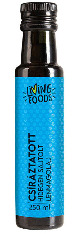 Csíráztatott hidegen sajtolt bio lenmagolaj 250 ml