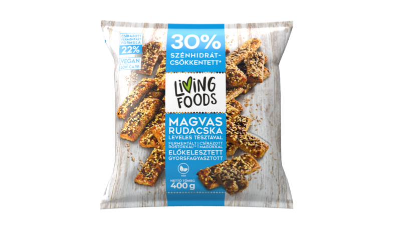 Living Foods magvas rudacska, mélyhűtött, gyorsfagyasztott magvas rudacska