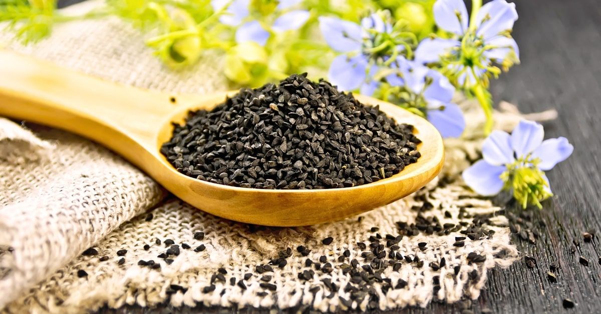 feketekömény magvak