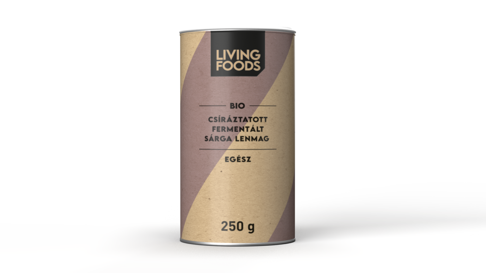 Bio csíráztatott fermentált sárga lenmag  egészben 250 g